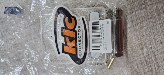 Imagem de Conector F p/cabo coaxial RG213